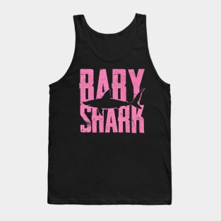 Baby Shark Funny Daddy Mama Grandma Tank Top